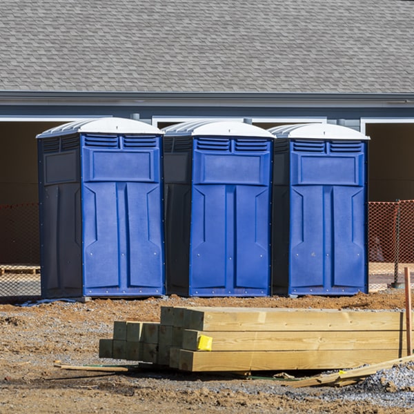 are there any restrictions on what items can be disposed of in the portable restrooms in Lambert Lake Maine